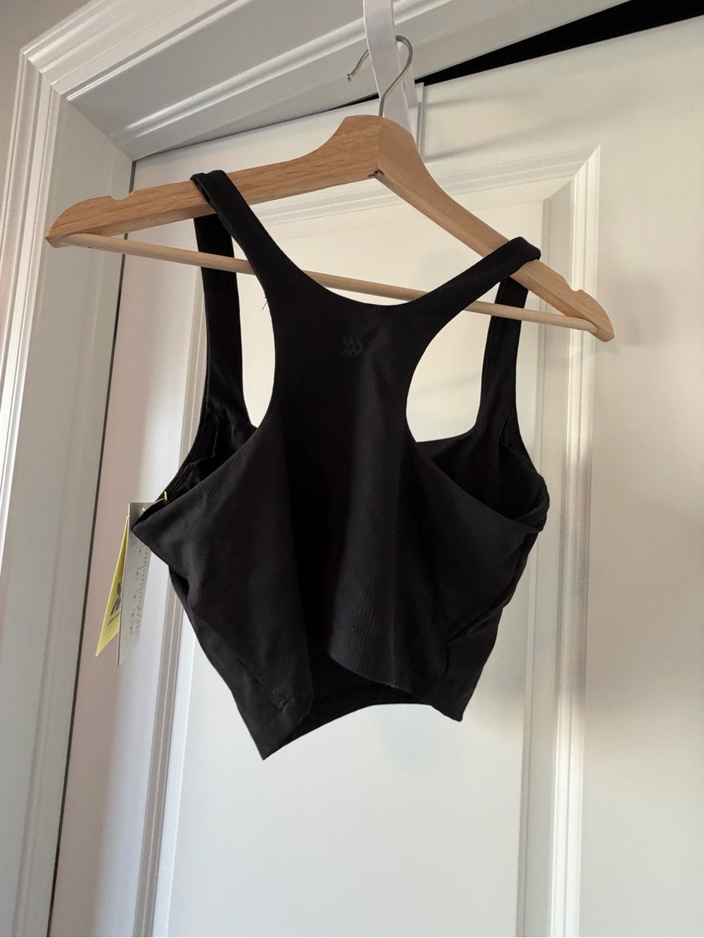 all in motion Black Cropped Tank Top - Picture 2 of 5